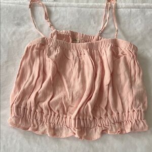 Hollister Pink Textured Top